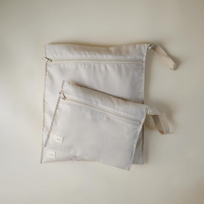 MUSHIE - Water Resistant Wet Bag | Set of 2 | Fog
