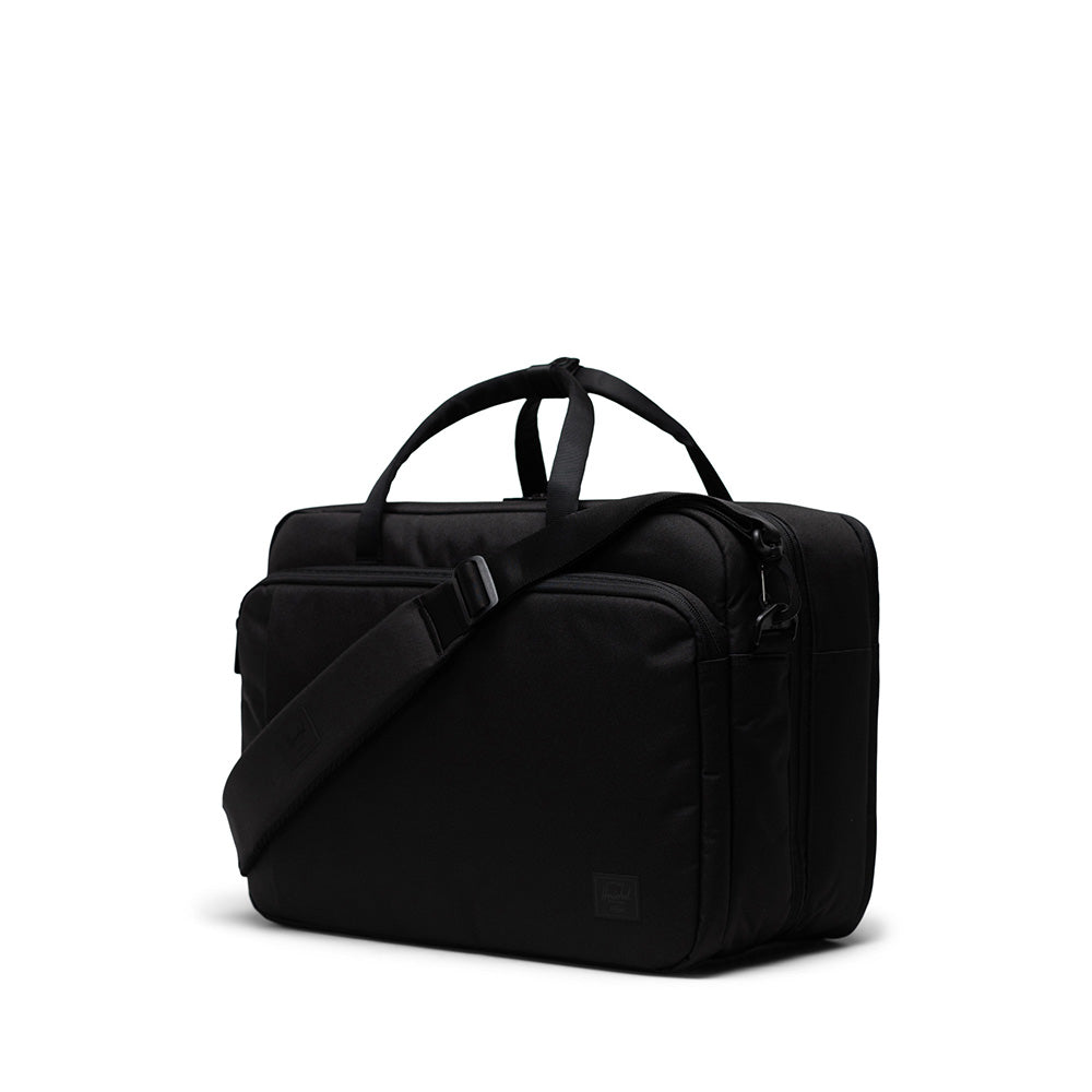 Herschel Bowen Duffle Tech Black 30L - detail view