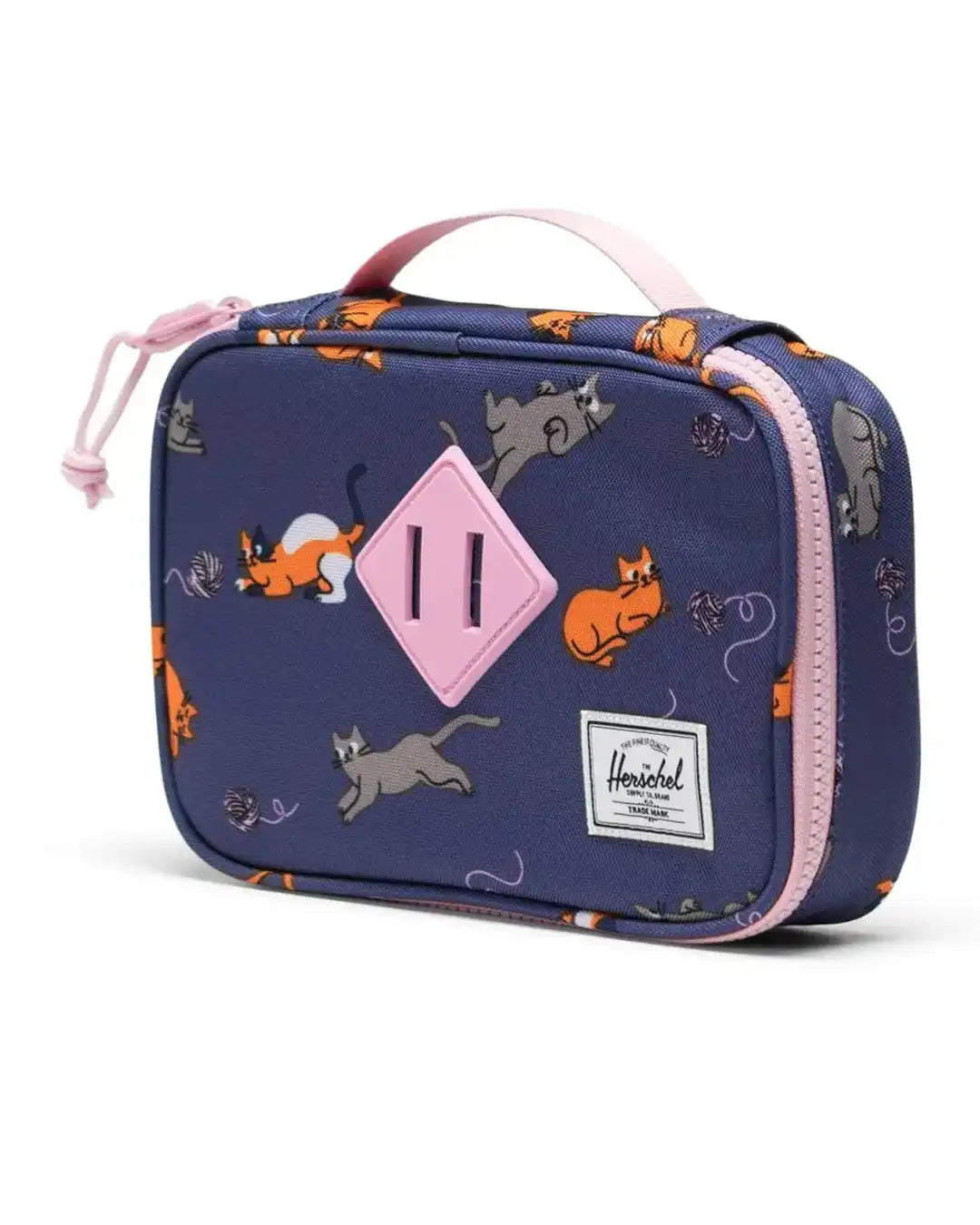 Herschel Heritage Pencil Case Playing Cats - interior