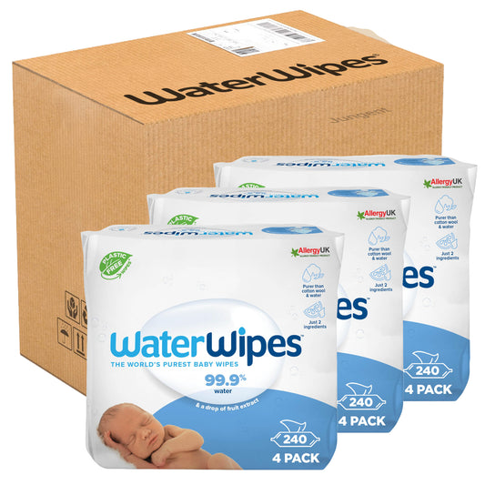 WaterWipes | Baby Wipes | Value Pack Box | 12x60 Wipes