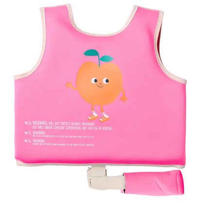 SUNNYLiFE - Float Vest | Poppy the Peach Neon Pink | 1-2Y