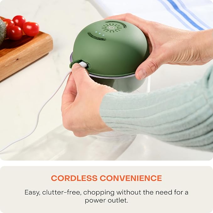 Nutricook - Choppi Rechargable Chopper | 500ml | Green Nutricook - Choppi Rechargable Chopper | 500ml | Green
