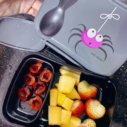 Carl Oscar - N'ice Box Kids Lunch box with Cooling Pack | Purple Cow