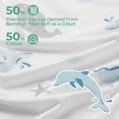 Momcozy Hooded Towel | 90x90 | Blue