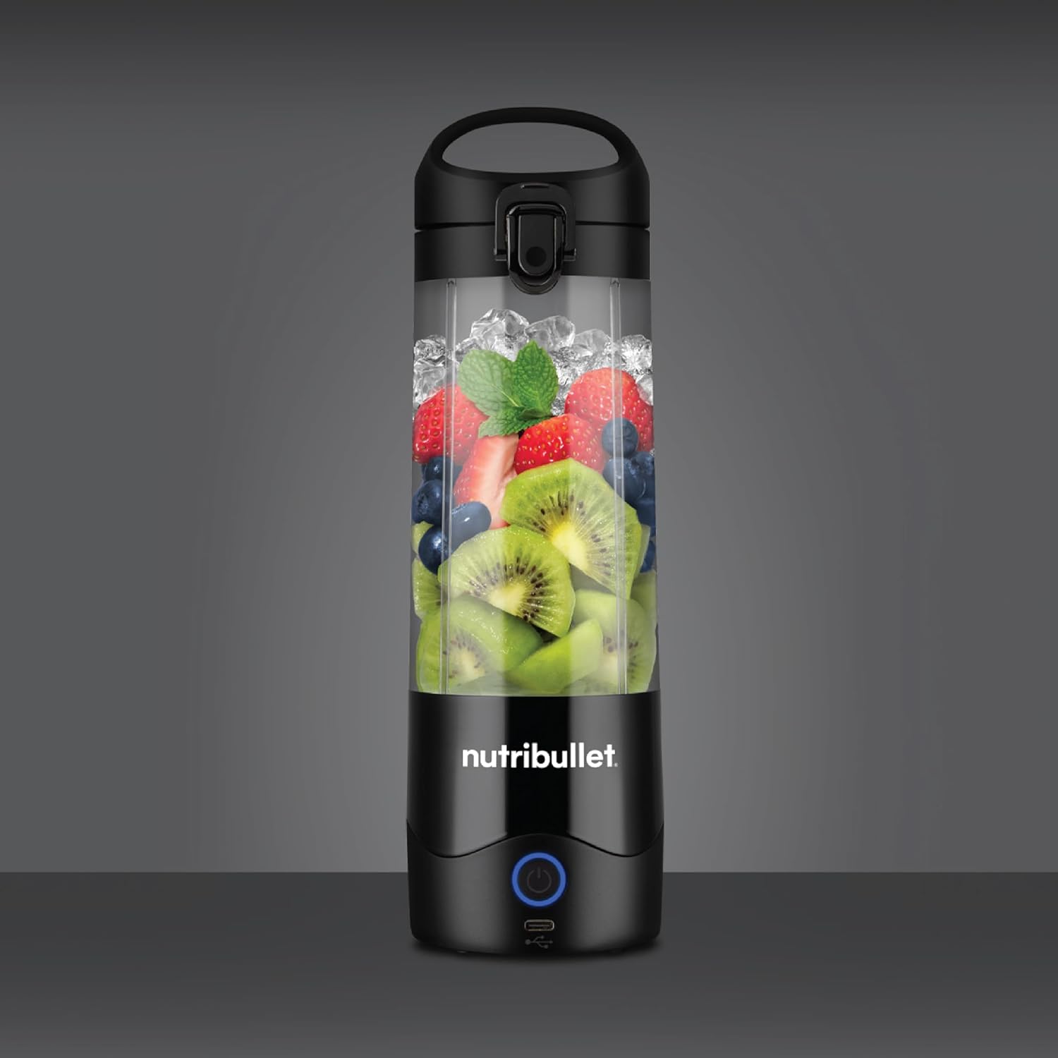 NutriBullet - Portable Cordless Blender with Handled Sip Lid | White | 475ml | 100W NutriBullet - Portable Cordless Blender with Handled Sip Lid | White | 475ml | 100W