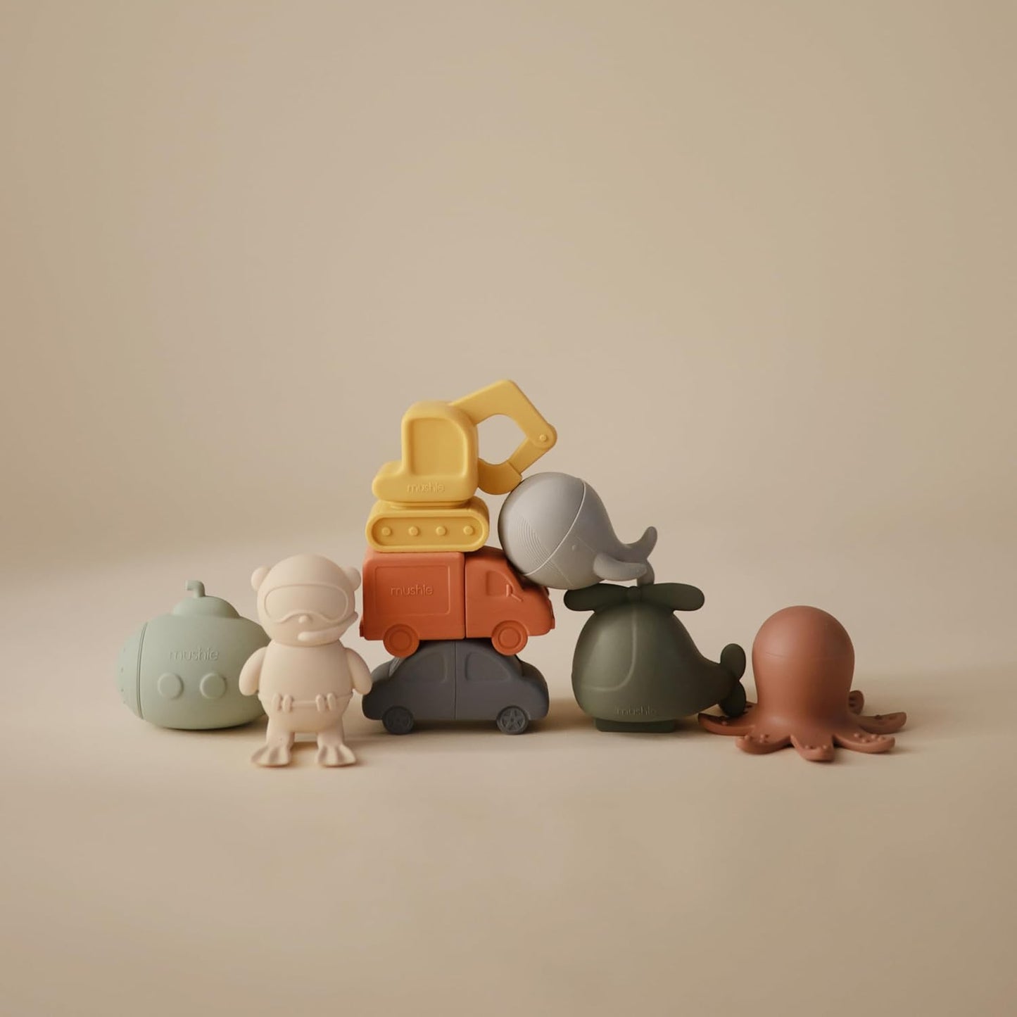 Mushie - Sea Life Bath Play Set | Mold Free