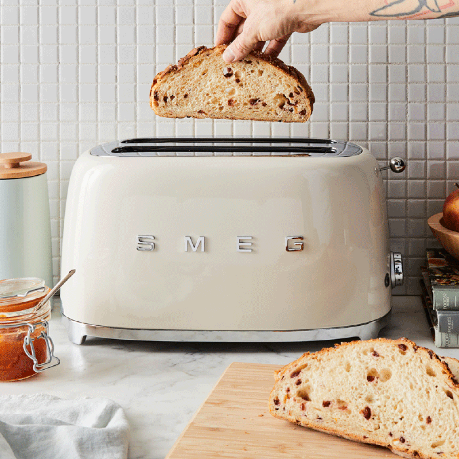 Smeg - Toaster | 2 Slots | Extra Wide | 50's Style Aesthetic | Pastel Blue Smeg - Toaster | 2 Slots | Extra Wide | 50's Style Aesthetic | Pastel Blue