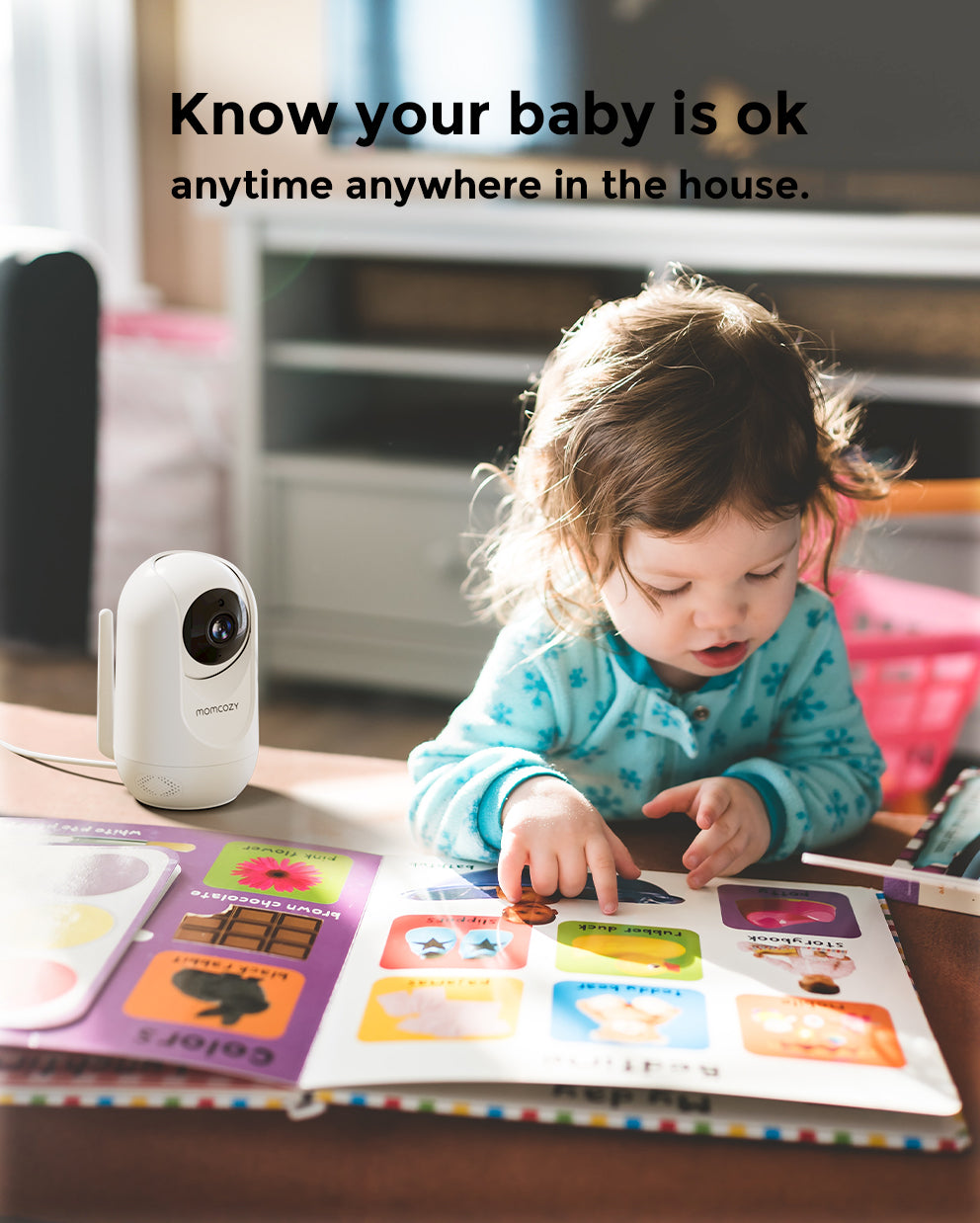 Momcozy Video Baby Monitor | 5" 1080P with Camera
