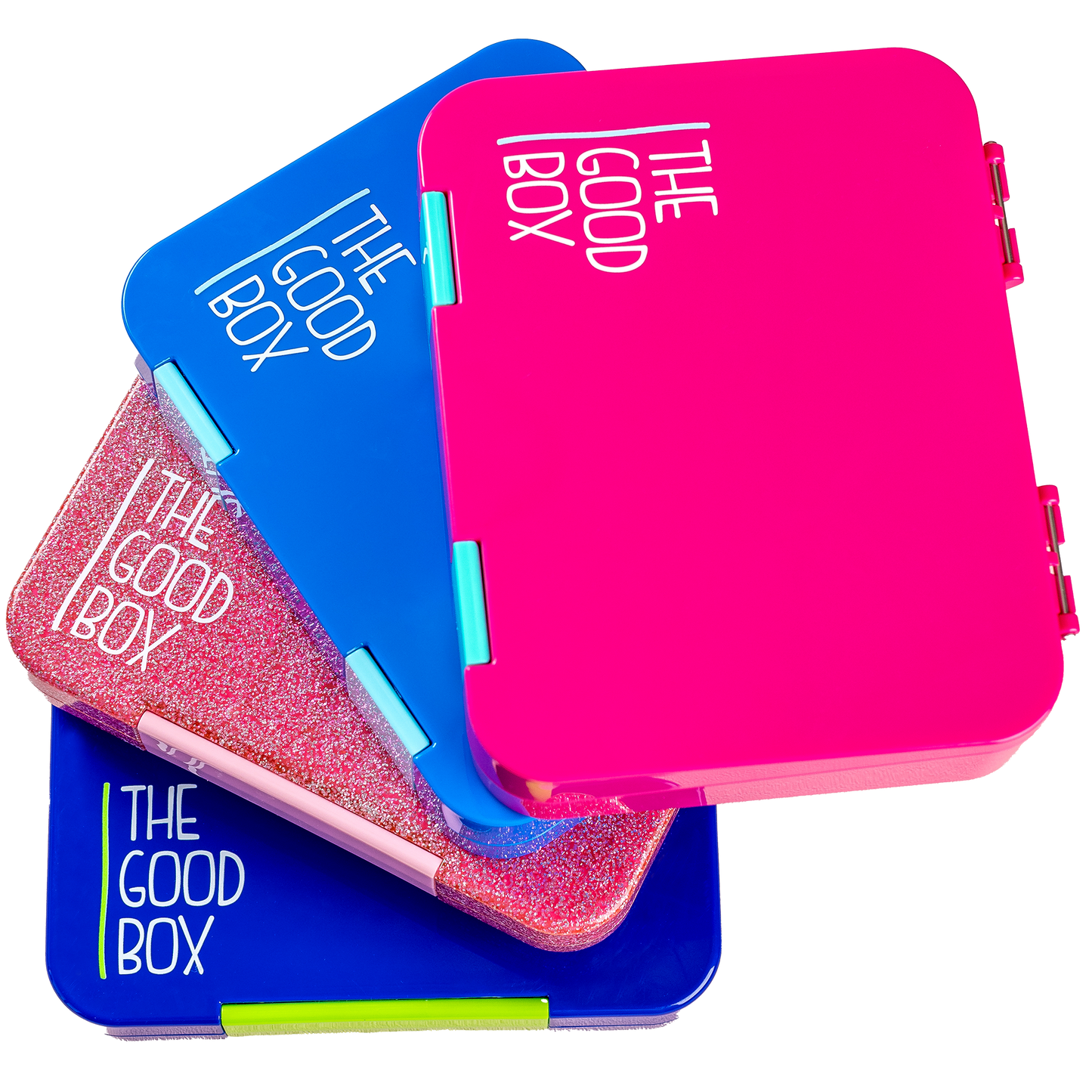 The Good Box | Bento Lunchbox | 4 Compartments + 2 removable | Princesses & Unicorns