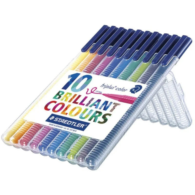 Staedtler triplus color fibre-tip pens pack of 10