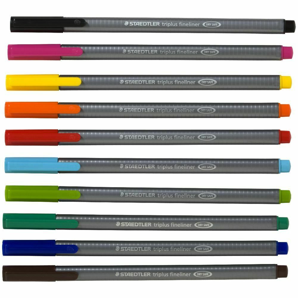 Staedtler- Triplus Fineliner 0.3mm - Pack of 10 Staedtler- Triplus Fineliner 0.3mm - Pack of 10