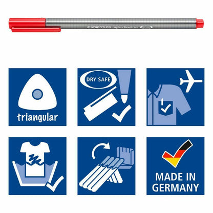 Staedtler- Triplus Fineliner 0.3mm - Pack of 10