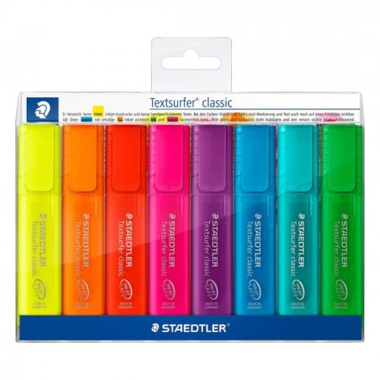 Staedtler Textsurfer classic highlighters wallet of 8