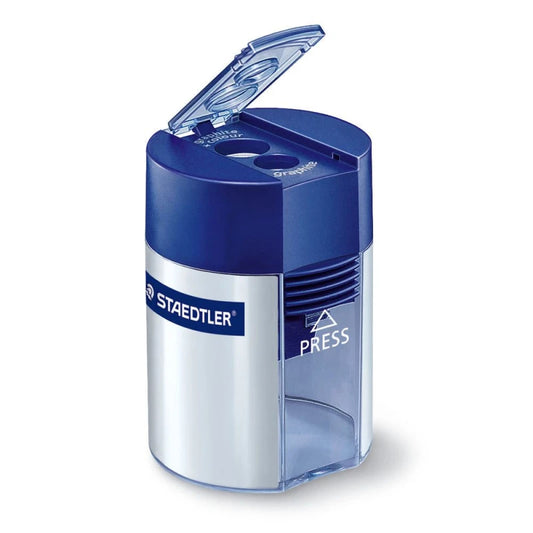 Staedtler double hole tub pencil sharpener metal insert