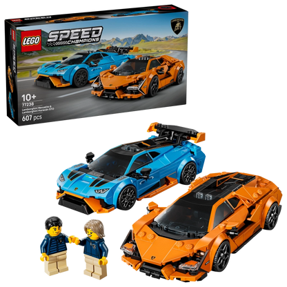 Lego - Lamborghini Revuelto & Huracan STO 607 Pcs 10Y+ — BambiniJO Jordan