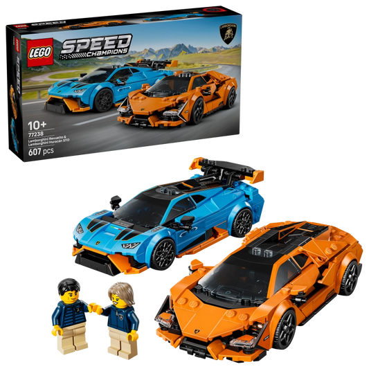 Lego - Lamborghini Revuelto & Huracan STO 607 Pcs 10Y+ — BambiniJO Jordan