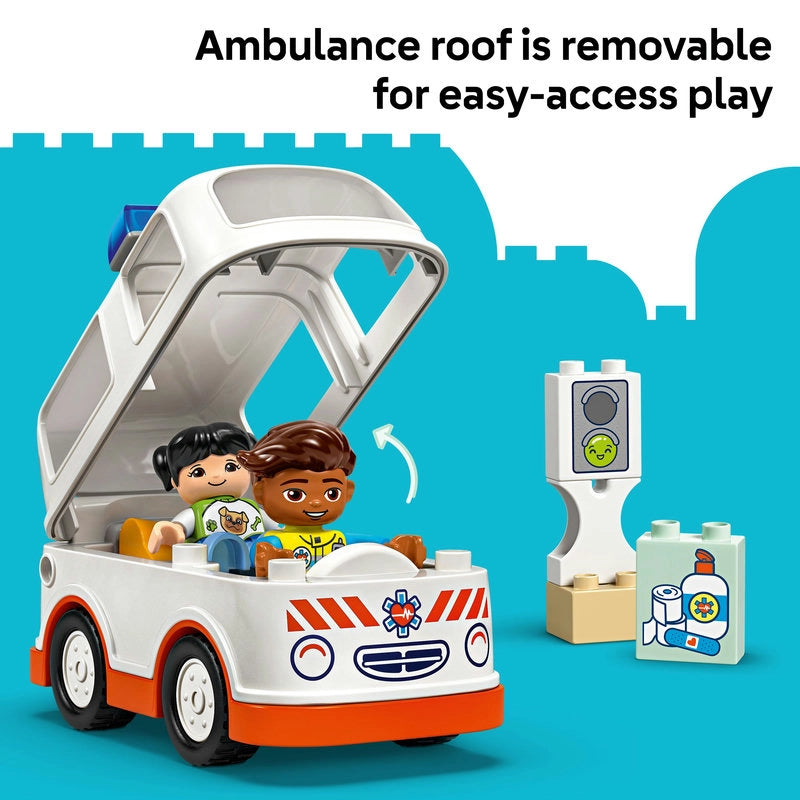 Lego - Ambulance & Driver 19 Pcs 2Y+ — BambiniJO Jordan