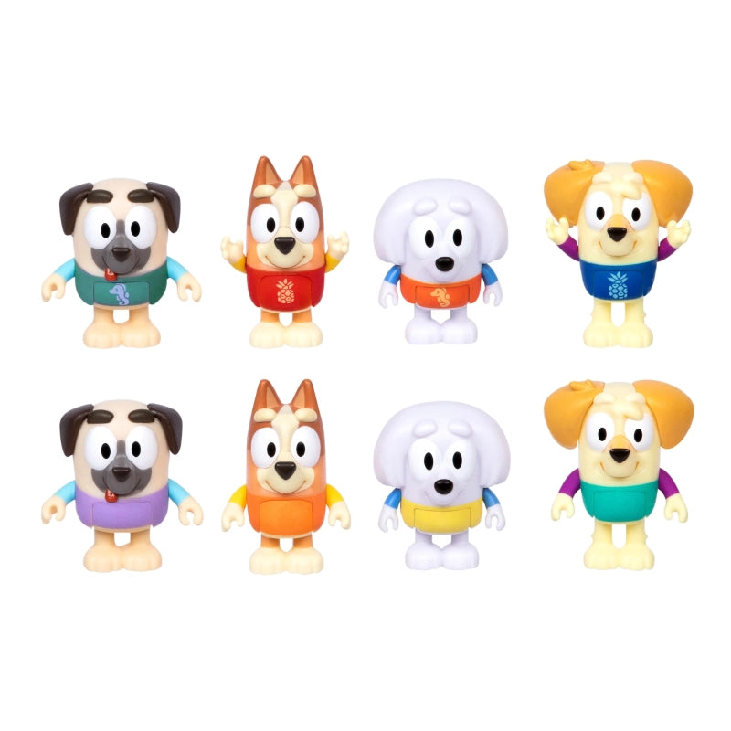 Bluey - Colour Change Splash Park Bingo & Friends 4-Pack S13 | 3Y+ Bluey - Colour Change Splash Park Bingo & Friends 4-Pack S13 | 3Y+