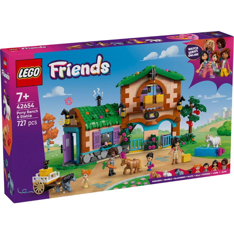 Lego - Pony Ranch & Stable | 727 Pcs | 7Y+ Lego - Pony Ranch & Stable | 727 Pcs | 7Y+