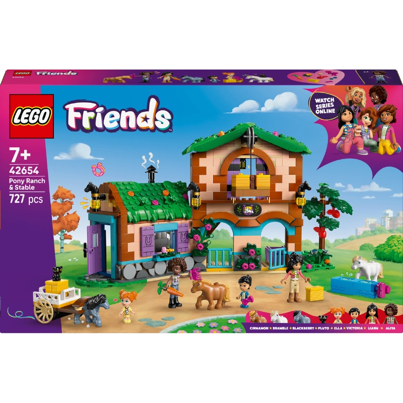 Lego - Pony Ranch & Stable | 727 Pcs | 7Y+ Lego - Pony Ranch & Stable | 727 Pcs | 7Y+