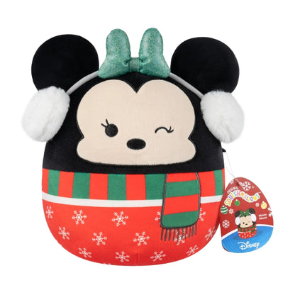 Squishmallows - Little Plush 8" Disney- Winter Minnie Mouse with Winking Eye | 1-6Y