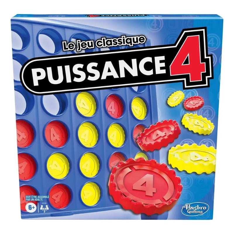 Hasbro Gaming - Connect 4 Classic Grid (French) | 6Y+
