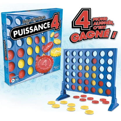 Hasbro Gaming - Connect 4 Classic Grid (French) | 6Y+