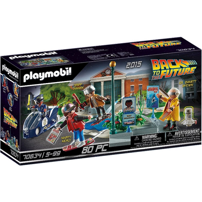 Playmobil - Back to the Future Part II Hoverboard Chase- 80 Pcs | 5Y+