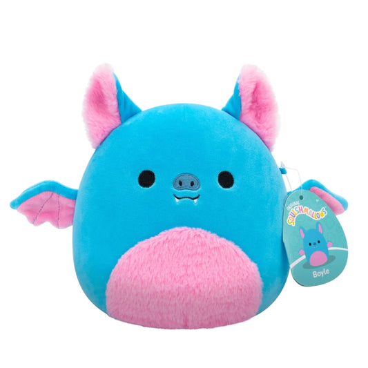 Squishmallows - Medium Plush 12" Fuzzamallows Boyle the Blue Fruit Bat with Pink Belly | 1-6Y