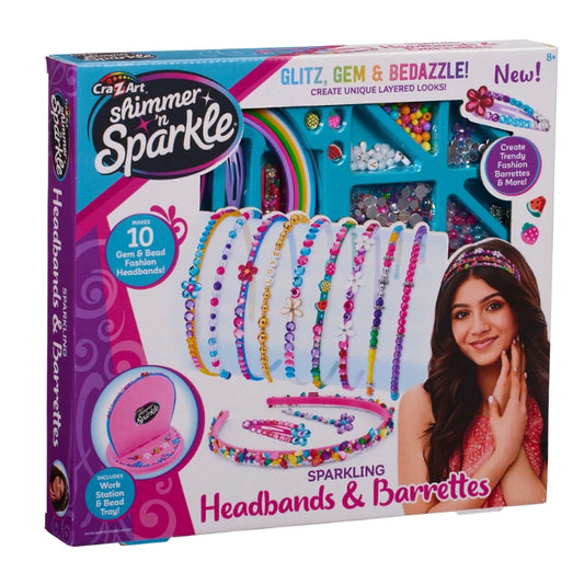 Cra-Z-Art - Shimmer n' Sparkle Sparkling Headbands & Barrettes | 8Y+
