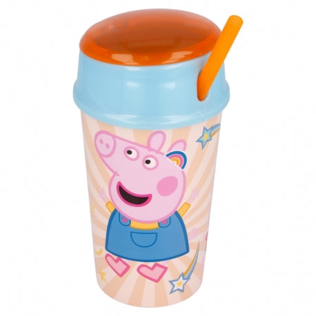 Stor - Snack Tumbler - 400ml | PEPPA PIG KINDNESS COUNTS