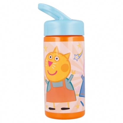 Stor - Playground Sipper Bottle - 410ml |  PEPPA PIG KINDNESS COUNTS