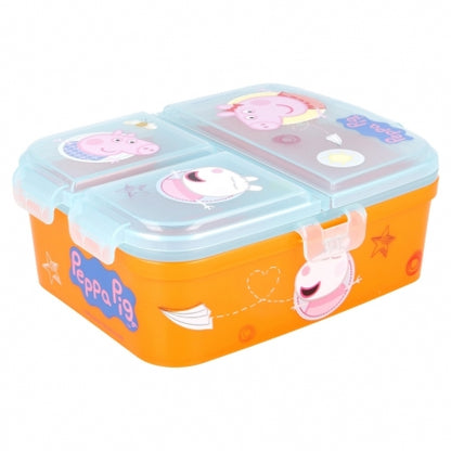 Stor - XL Multi compartment Sandwich Box | PEPPA PIG KINDNESS COUNTS