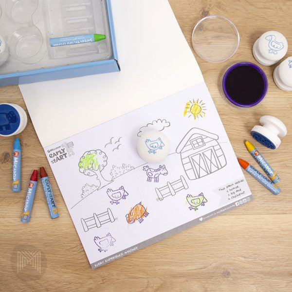 Micador - early stART Stamp & Colour Barnyard