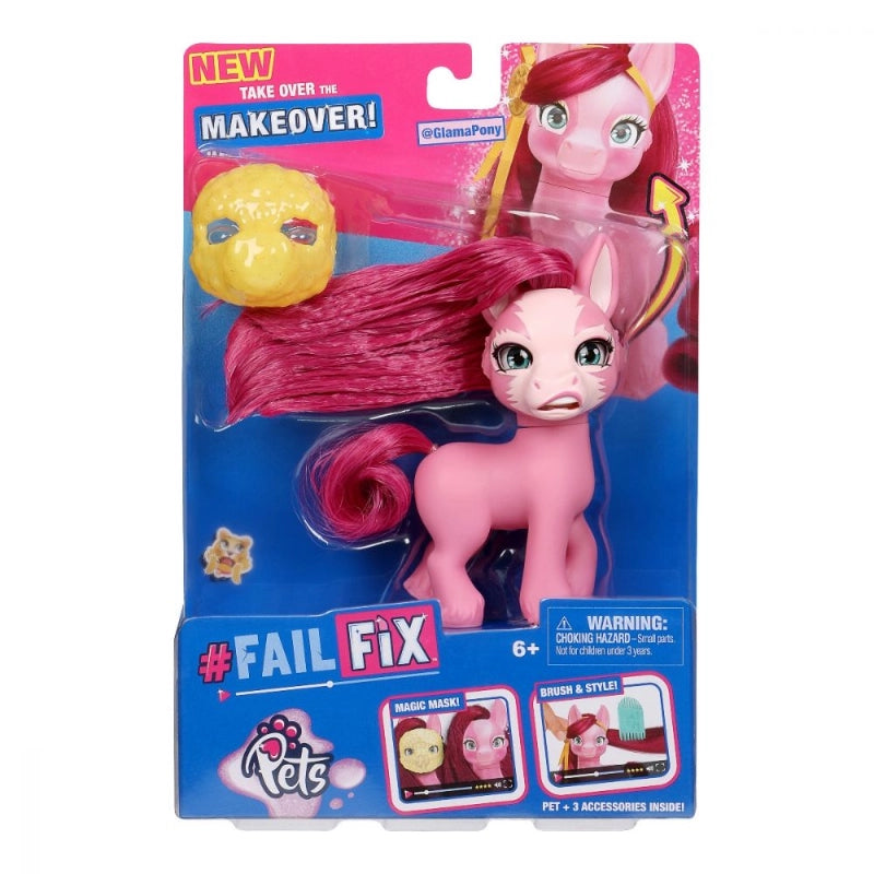 FailFix @GlamaPony Total Makeover Pet Pack | 6 سنوات فما فوق FailFix @GlamaPony Total Makeover Pet Pack | 6 سنوات فما فوق