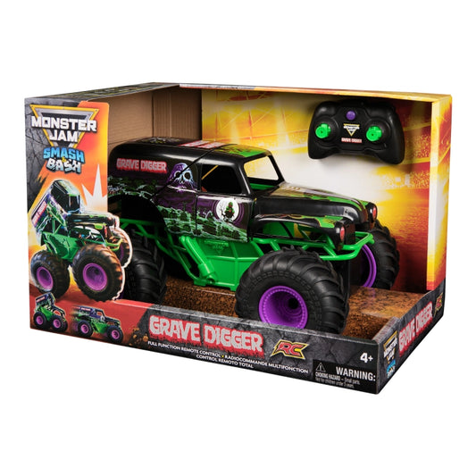 Monster Jam Smash & Bash 1:15 Scale RC Grave Digger Truck | 4Y+ — BambiniJO Jordan
