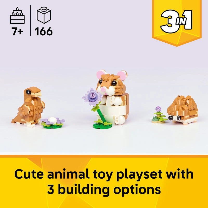 Lego - Cute Hamster with a Flower 166 Pcs 7Y+ — BambiniJO Jordan