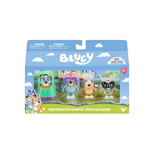 Bluey with the Grannies Figure Playset 4-Pack S13 | 3Y+ — BambiniJO Jordan