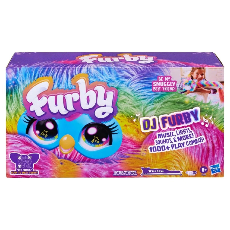 Furby - DJ Furby Interactive Toy, Rainbow | 6Y+ Furby - DJ Furby Interactive Toy, Rainbow | 6Y+