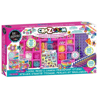 Cra-Z-Art - Cra-Z-Loom All-in-One Loom Bead & Charm Friendship Studio | 8Y+