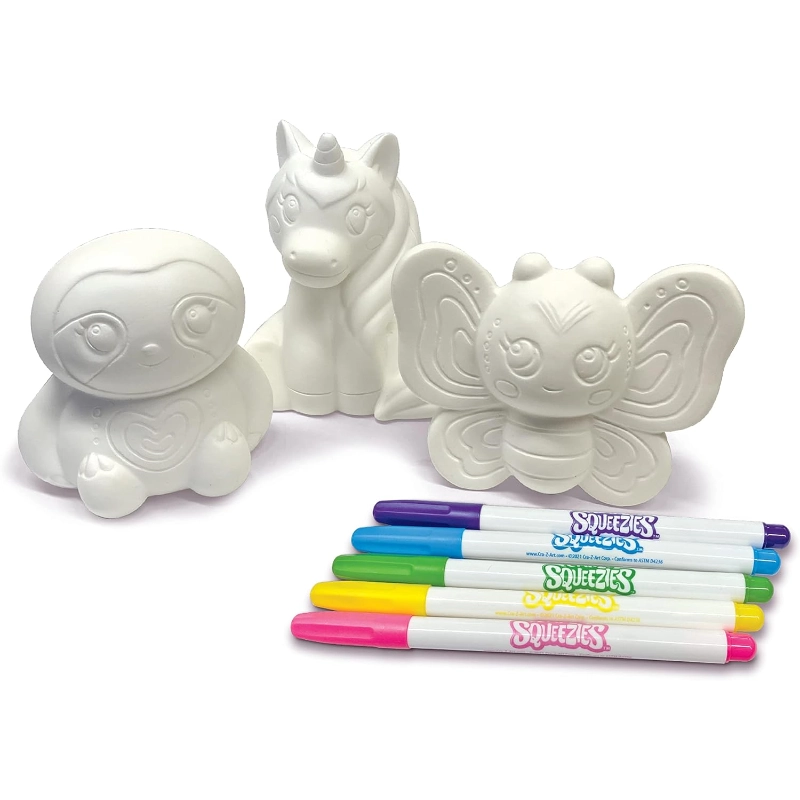 Cra-Z-Art - Shimmer 'n Sparkle Color Your Own Squeezie Fun | 6Y+ Cra-Z-Art - Shimmer 'n Sparkle Color Your Own Squeezie Fun | 6Y+