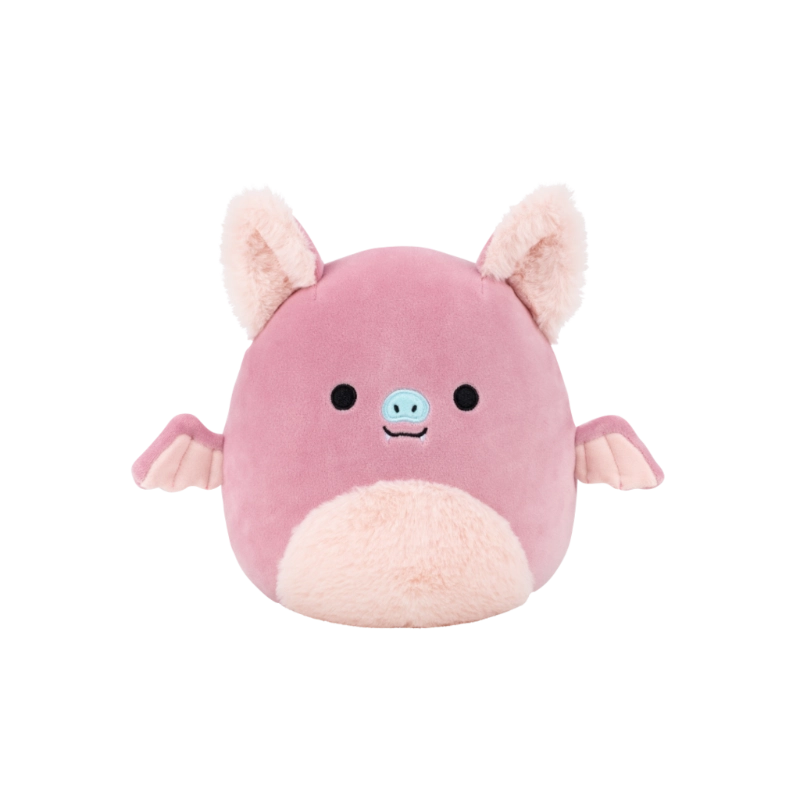Squishmallows - Little Plush 7.5" Jakob the Pink Fruit bat with Fuzzy belly | 1-6Y