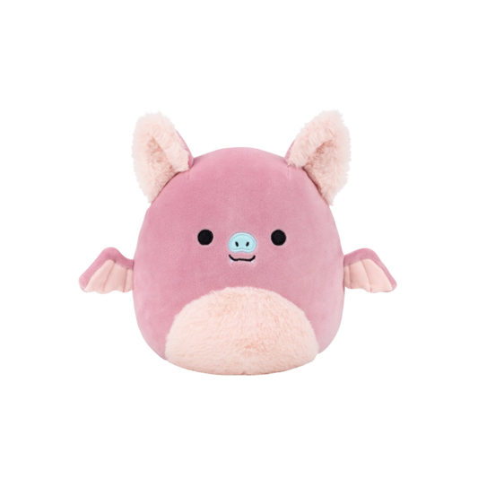 Squishmallows - Little Plush 7.5" Jakob the Pink Fruit bat with Fuzzy belly | 1-6Y