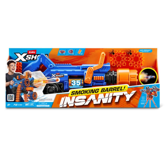 X-Shot - Insanity Smoking Barrel Series 1 (72 Darts) | 8Y+