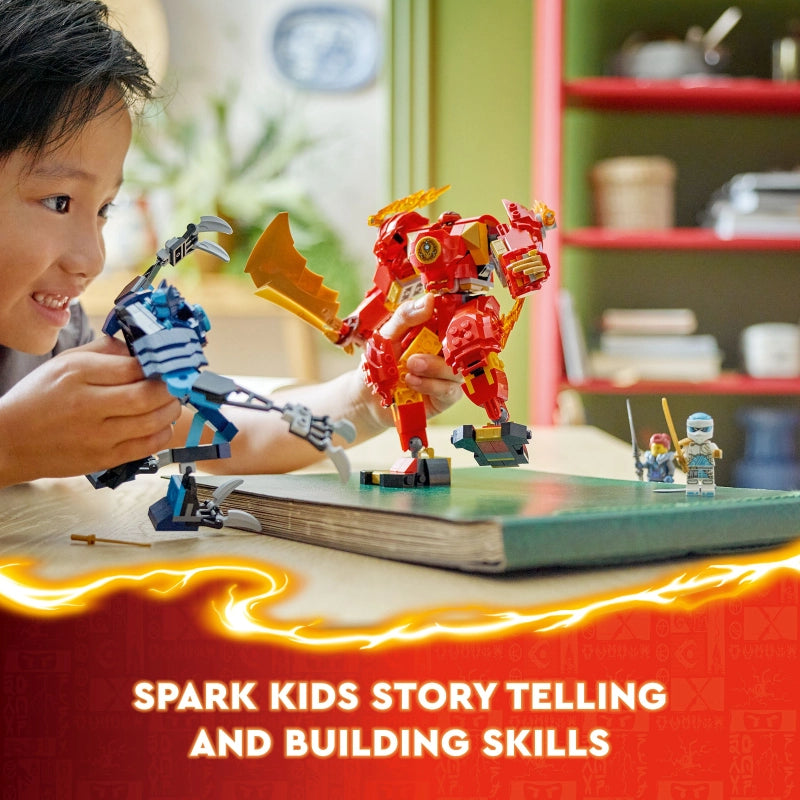Lego - Kai's Elemental Fire Mech 322 Pcs 7Y+ — BambiniJO Jordan