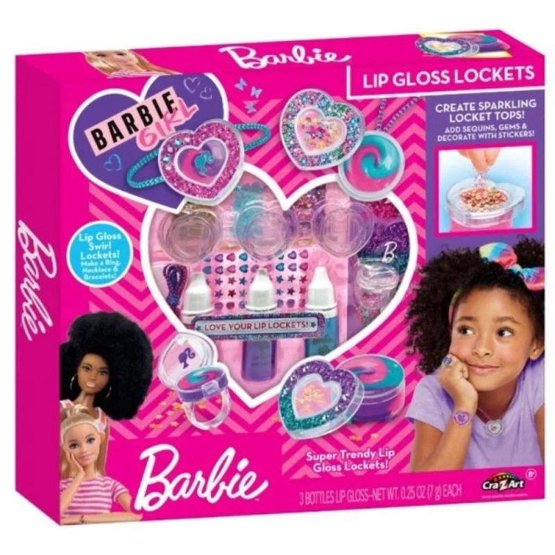 Barbie Lip Gloss Lockets