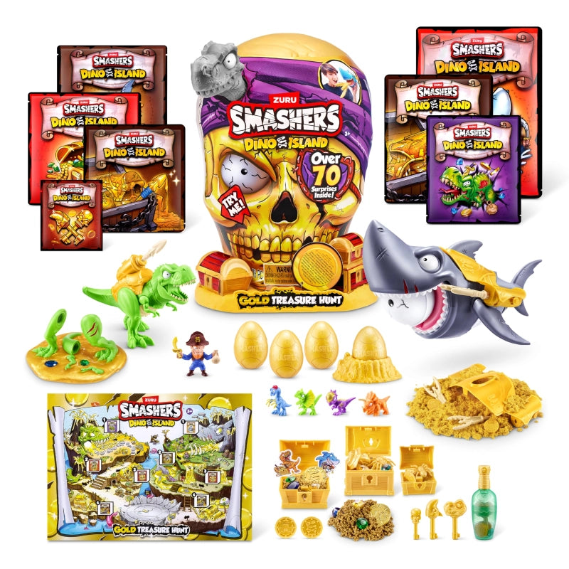 Smashers - Dino Island Gold Treasure | 3Y+ Smashers - Dino Island Gold Treasure | 3Y+