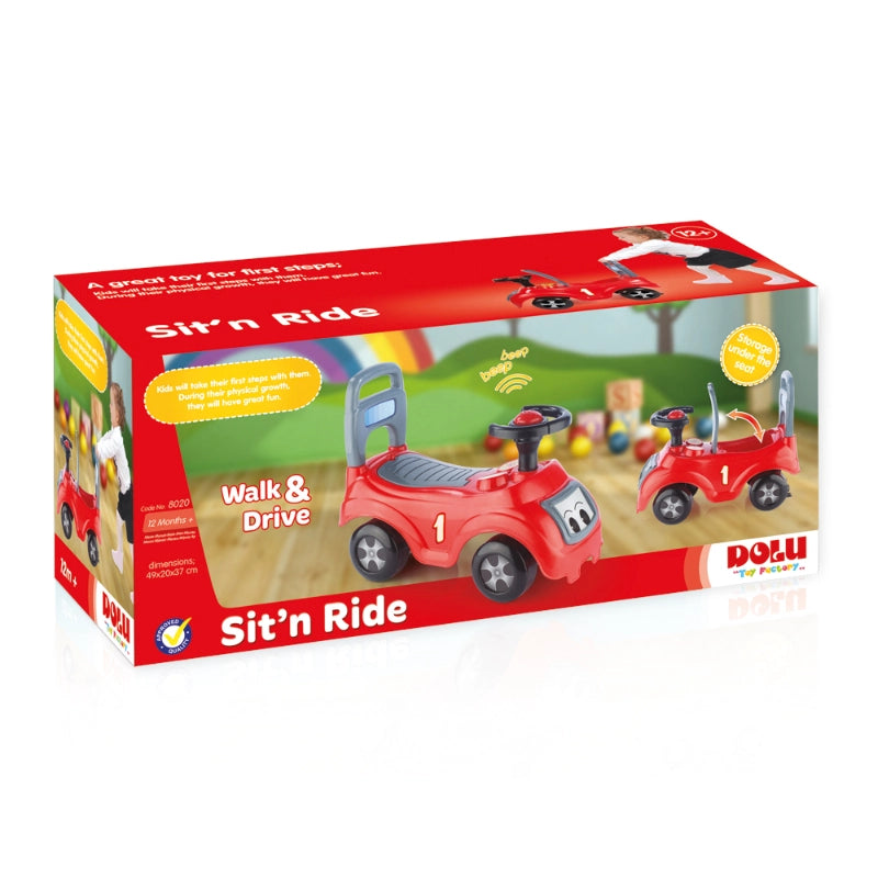 Dolu - Sit 'N Ride- Red | 1Y+