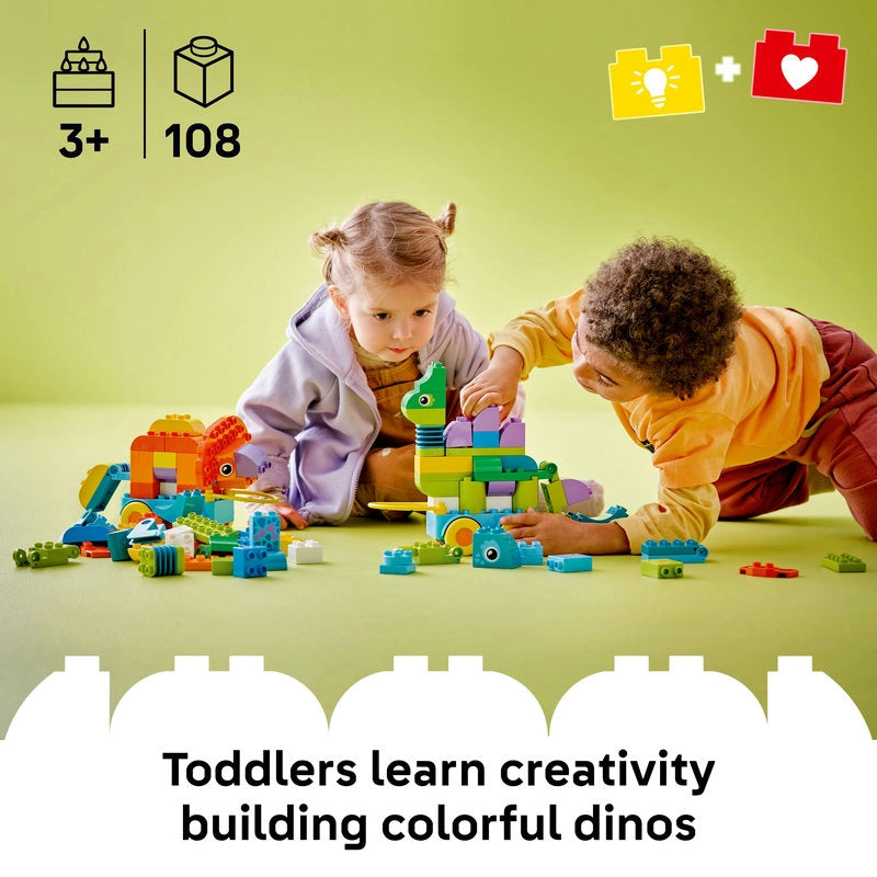 Lego - 3 in 1 Dinosaurs on Wheels | 108 Pcs | 3Y+ Lego - 3 in 1 Dinosaurs on Wheels | 108 Pcs | 3Y+
