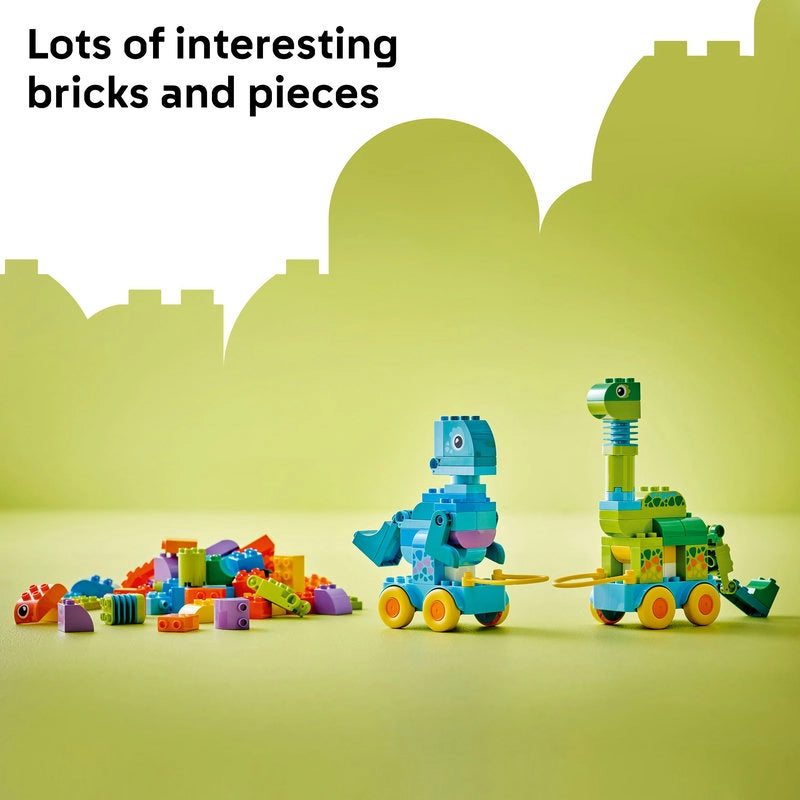 Lego - 3 in 1 Dinosaurs on Wheels | 108 Pcs | 3Y+ Lego - 3 in 1 Dinosaurs on Wheels | 108 Pcs | 3Y+